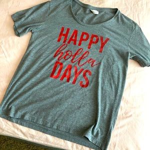“Happy Holla Days” Christmas shirt